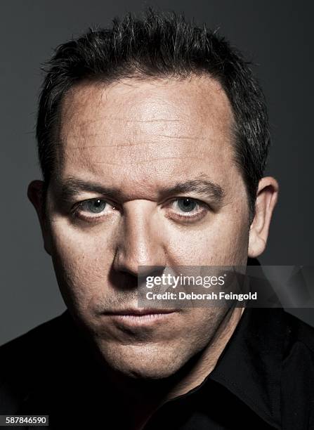 Deborah Feingold/Corbis via Getty Images) NEW YORK Fox News personality Greg Gutfeld posing June 20, 2009 in New York City, New York.