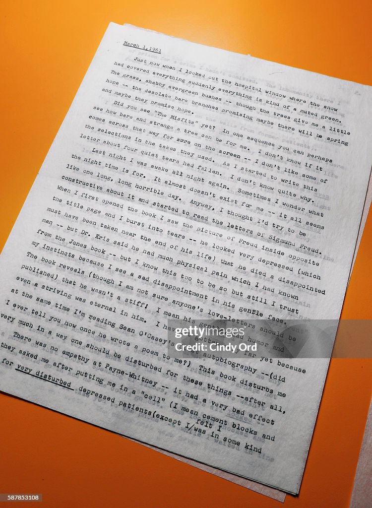 Never Before Seen Marilyn Monroe Memorabilia On Display On Board The Queen Mary 2