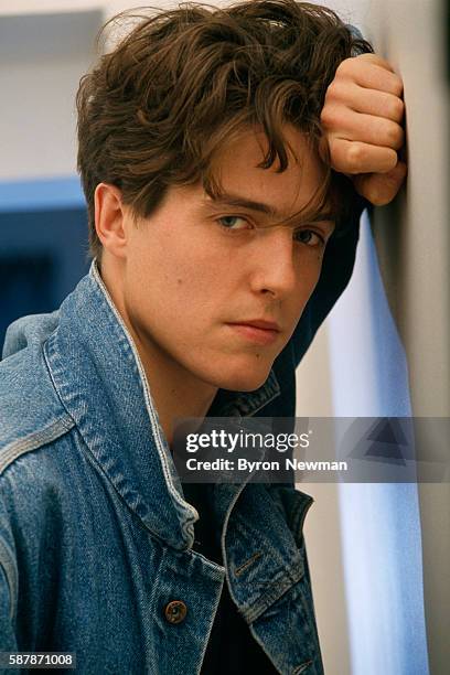 British actor Hugh Grant, at home in London.