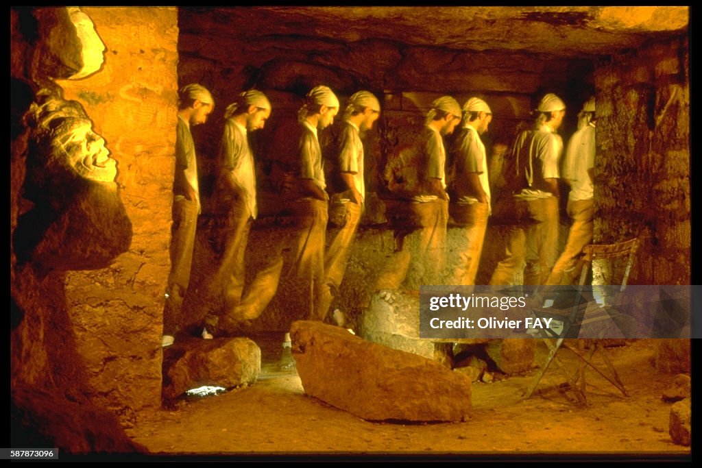 Visit to the Catacombs in Paris