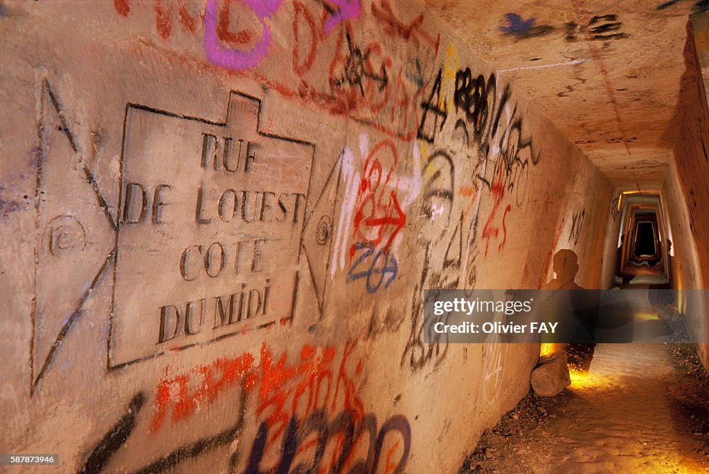 Visit to the Catacombs in Paris
