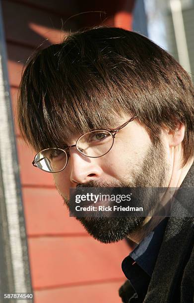 American writer Joe Hill is the second child of the authors Stephen and Tabitha King. Joe Hill promotes his new book "Heart-Shaped Box" at Kate's...