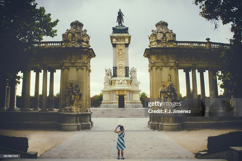 Monument to Alfonso XII in Madrid