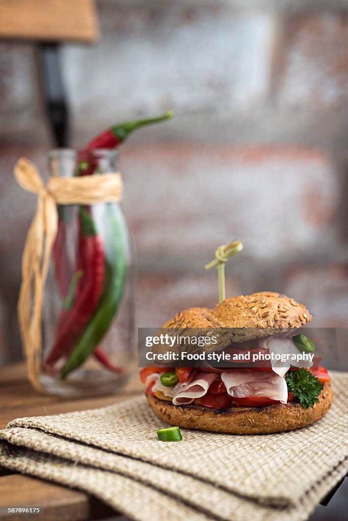Homemade sandwich