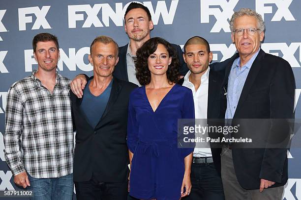 Producer Chuck Hogan, Actors Richard Sammel, Kevin Durand, Natalie Brown and Miguel Gomez and Producer Carlton Cuse attend FX Networks TCA 2016...