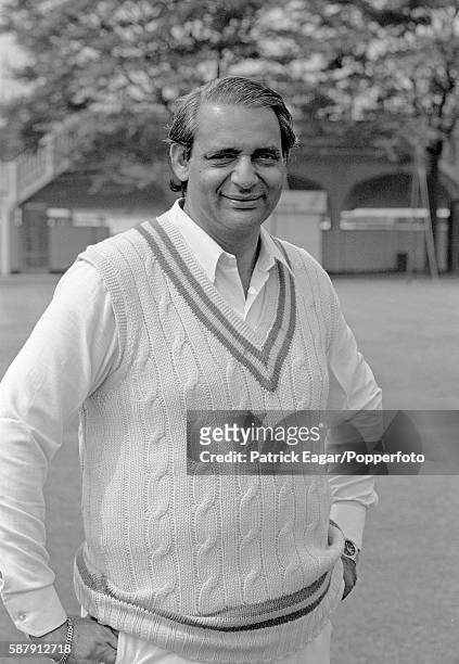 Raj Singh Dungarpur during India's tour of England at Lord's Cricket Ground, London, 19th May 1982.