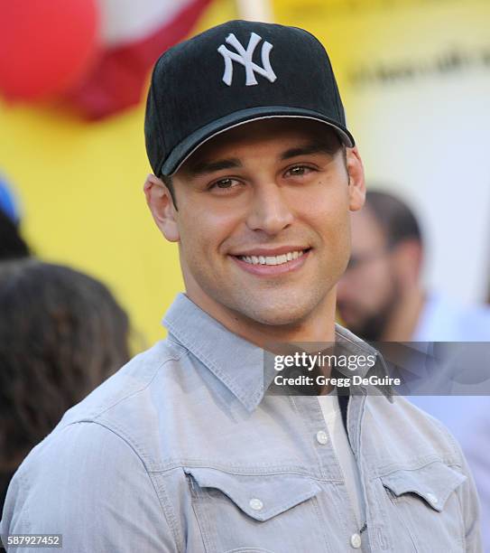 Actor Ryan Guzman arrives at the premiere of Sony's "Sausage Party" at Regency Village Theatre on August 9, 2016 in Westwood, California.