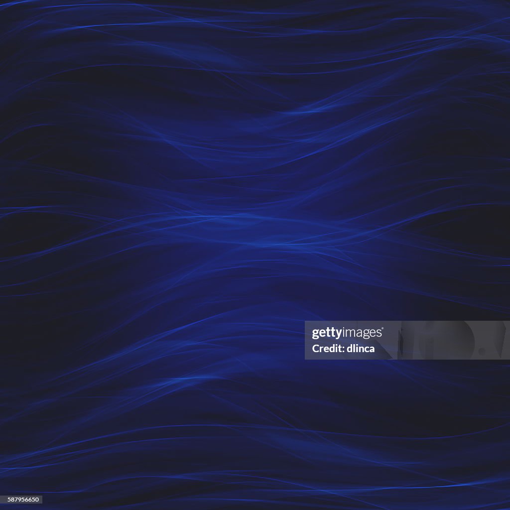 Wavy dark blue abstract background