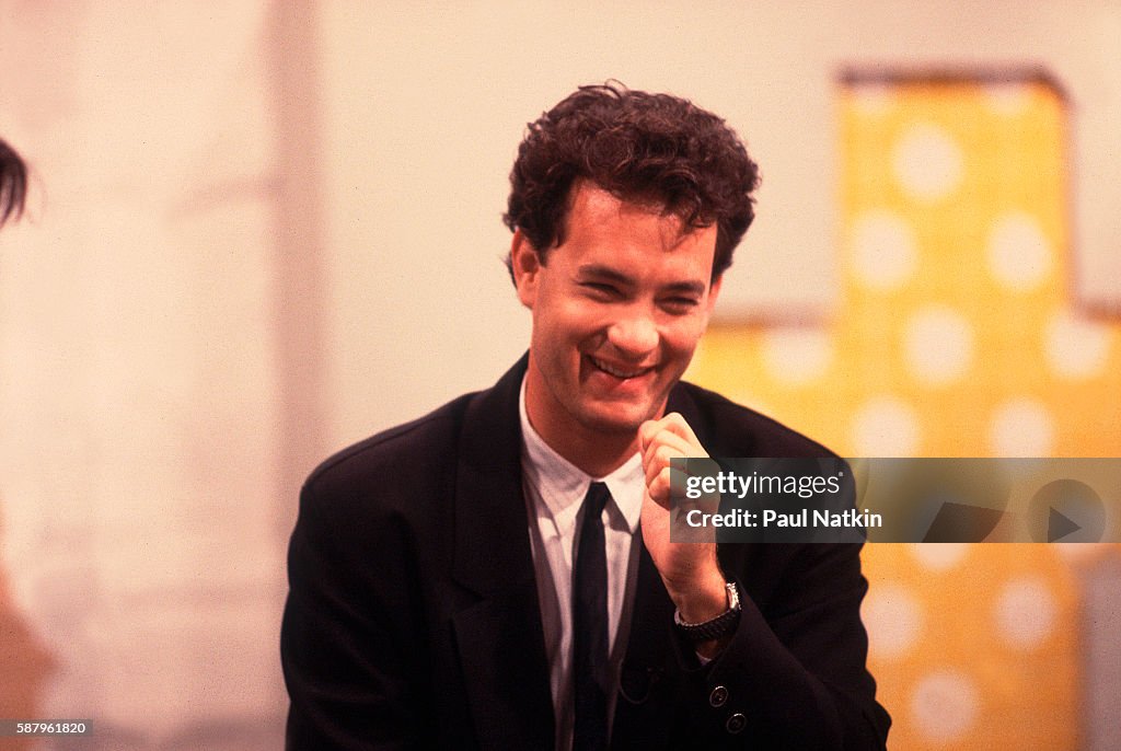 Tom Hanks On Set