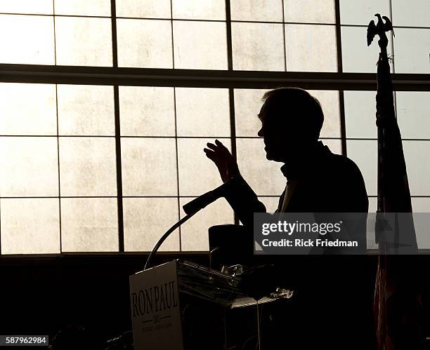 Carol Paul, wife of Republican presidential candidate Congressman Ron Paul Carol Paul at a campaign rally at Nashua Airport in Nashua, NH on January...