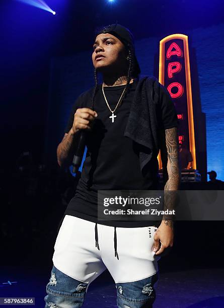 Young M.A performs DMX Featuring N.O.R.E., Jim Jones, Jadakiss & Friends With DJ Scram Jones In Concert - New York, New Yorkat The Apollo Theater on...