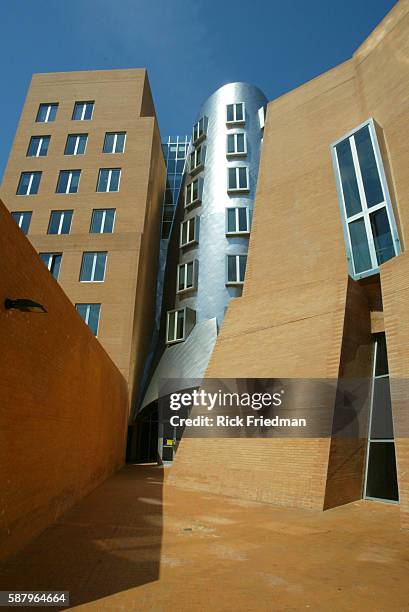 The Stata Center on the campus of the Massachusetts Institute of Technology in Cambridge, MA. The Stata Center designed by architect Frank Gheary is...