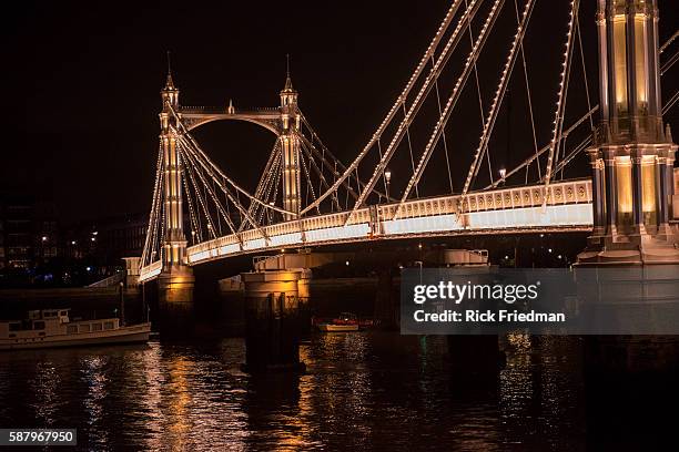 Albrt Bridge, London, England on January 15, 2014.