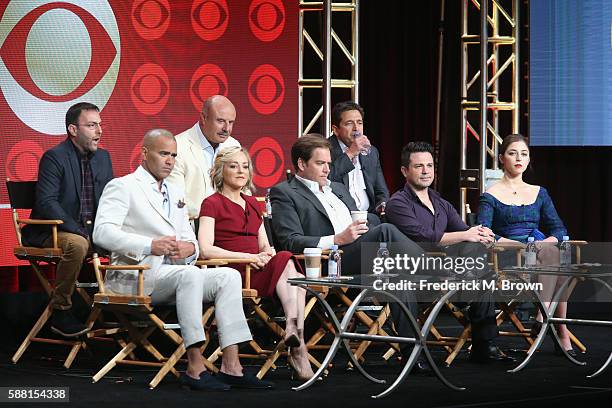 Executive producer Mark Goffman, executive producer Dr. Phil McGraw, executive producer Paul Attanasio, actors Christopher Jackson, Geneva Carr,...