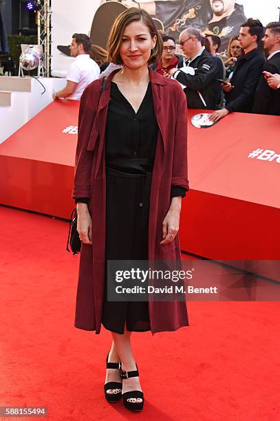 Kelly Macdonald attends the World Premiere "David Brent: Life On The Road" at Odeon Leicester Square on August 10, 2016 in London, England.