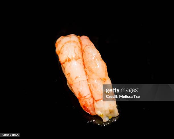 shimaebi - morotoge shrimp sushi - boiled shrimp stock pictures, royalty-free photos & images