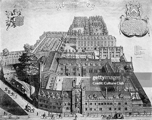 Christs College, Cambridge, in the seventeenth century, as illustrated by David Loggan in 1688 in Cantabrigia Illustrata. The college was established...