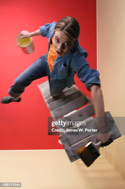 98 Woman Falling Ladder Stock Photos, High-Res Pictures, and Images ...