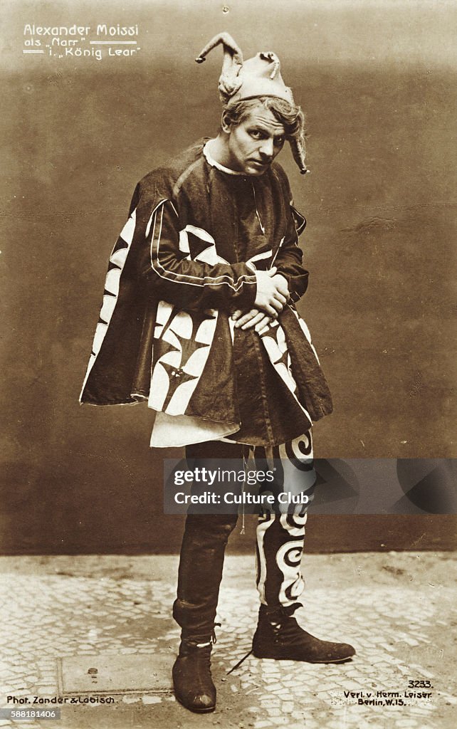 Alexander Moissi as the jester in King L