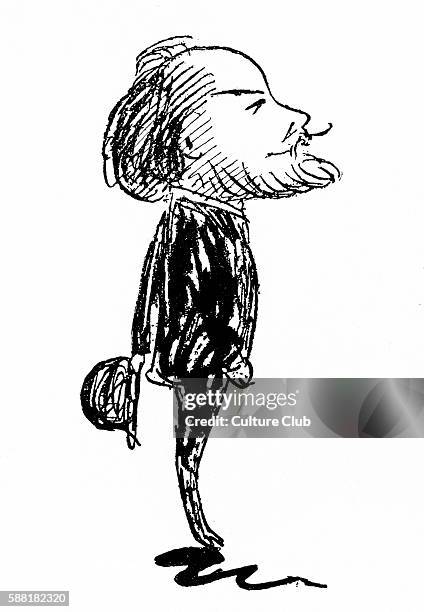 Paul Verlaine - self portrait of the French poet. 30 March 1844 - 8 January 1896.