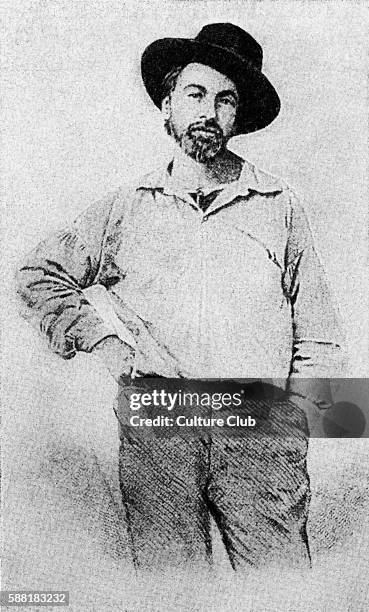 Walt Whitman American poet, essayist, journalist, and humanist: 31 May 1819  26 March 1892. Originally from the title page of the first edition of...