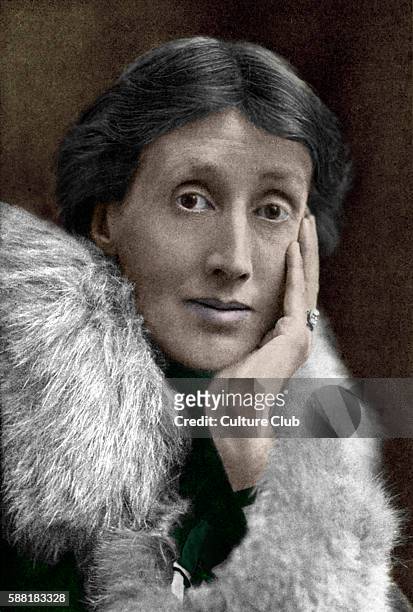 Virginia Woolf - English novelist and essayist: 25 January 1882 - 28 March 1941. C.1928.
