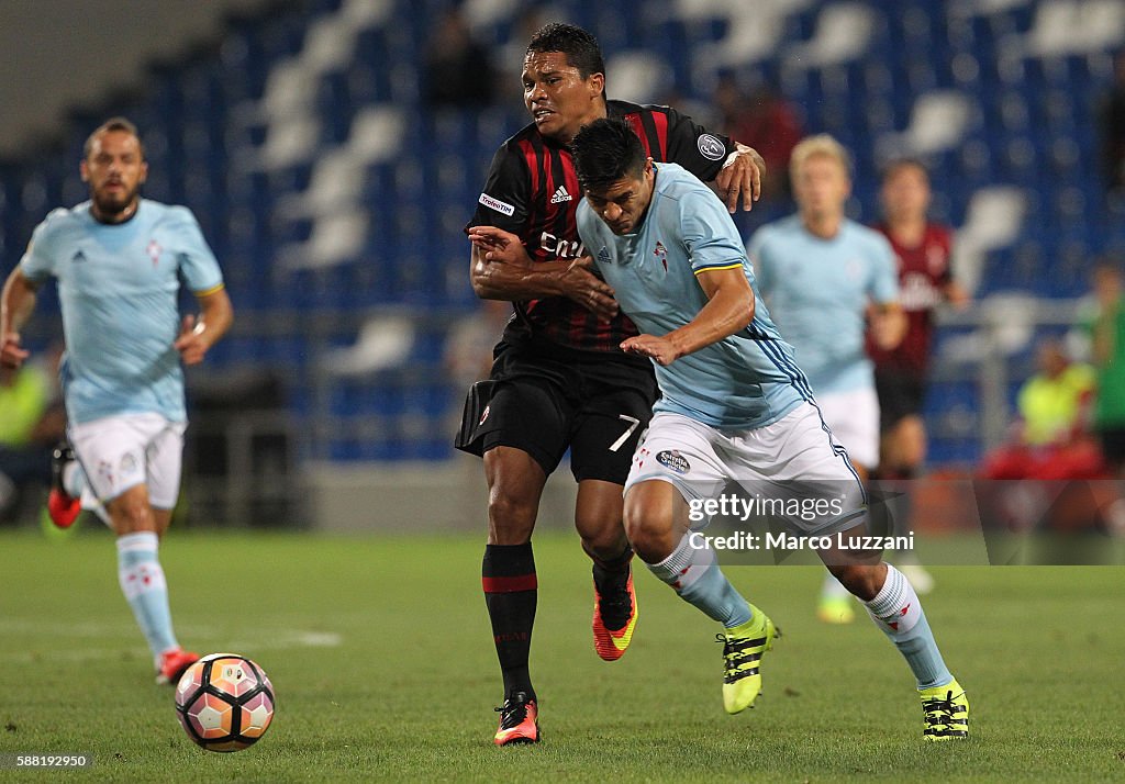 US Sassuolo, AC Milan, Celta Vigo - TIM Preseason Tournament