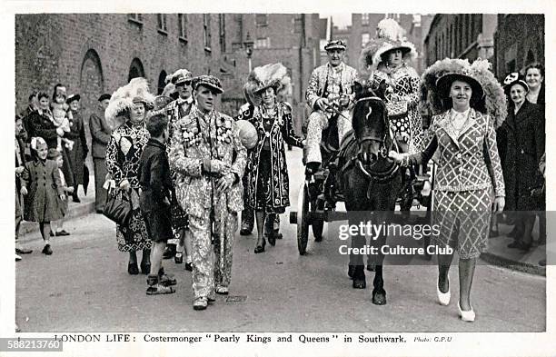 Pearly Kings and Queens in Southwark, London. The Pearly Kings and Queens is a working class organisation which raises money for charity, and used to...