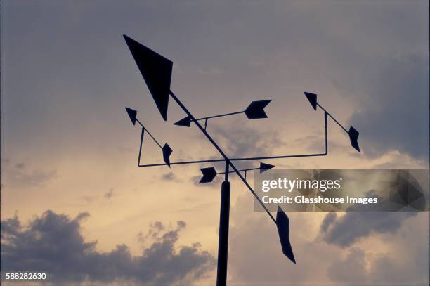 weather vane clouds - weather vane stock pictures, royalty-free photos & images