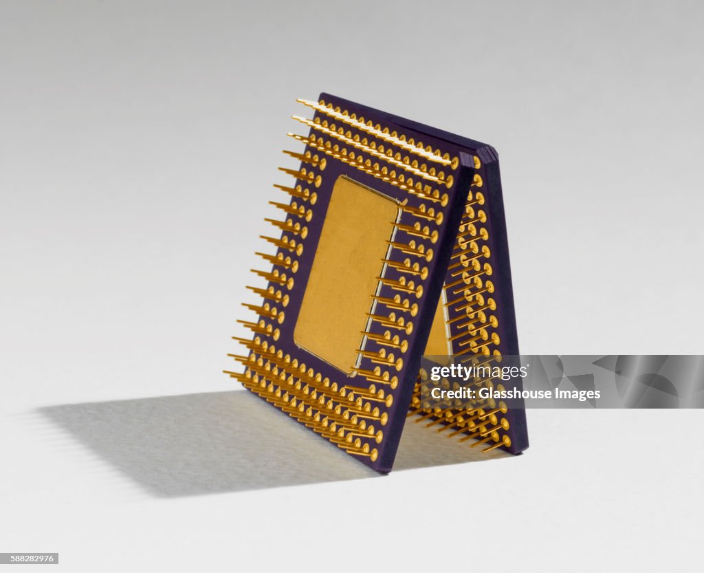 Two Computer Chips High-Res Stock Photo - Getty Images