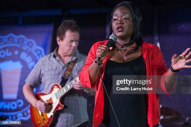 Arthur Neilson and Shemekia Copeland are performing with her band during the Blues under the Bridge blues festival in Colorado Springs, CO. On August...