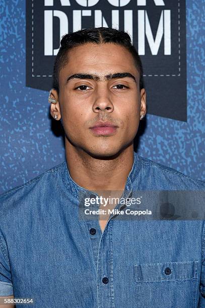 Model Quincy Combs attends the BET How To Rock: Denim at Milk Studios on August 10, 2016 in New York City.