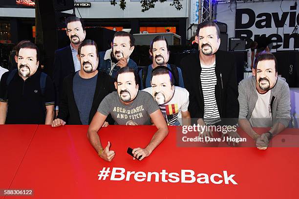 General view of the atmosphere during the World premiere of "David Brent: Life on the Road" at Odeon Leicester Square on August 10, 2016 in London,...