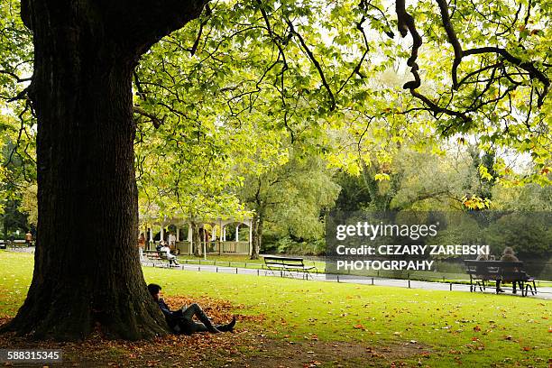 st. stephens green in autumn - st stephens green stock pictures, royalty-free photos & images