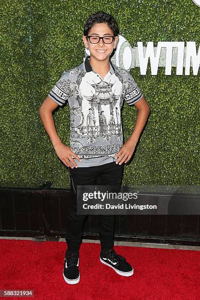 Actor Blake Garrett Rosenthal arrives at the CBS, CW, Showtime Summer TCA Party at the Pacific Design Center on August 10, 2016 in West Hollywood,...