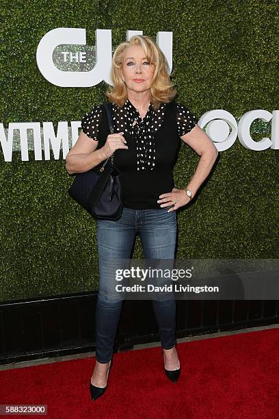 Actress Melody Thomas Scott arrives at the CBS, CW, Showtime Summer TCA Party at the Pacific Design Center on August 10, 2016 in West Hollywood,...