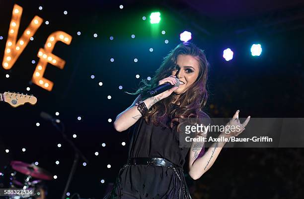 Singer Cher Lloyd performs at The Grove's Summer Concert Series held at The Grove on July 27, 2016 in Los Angeles, California.