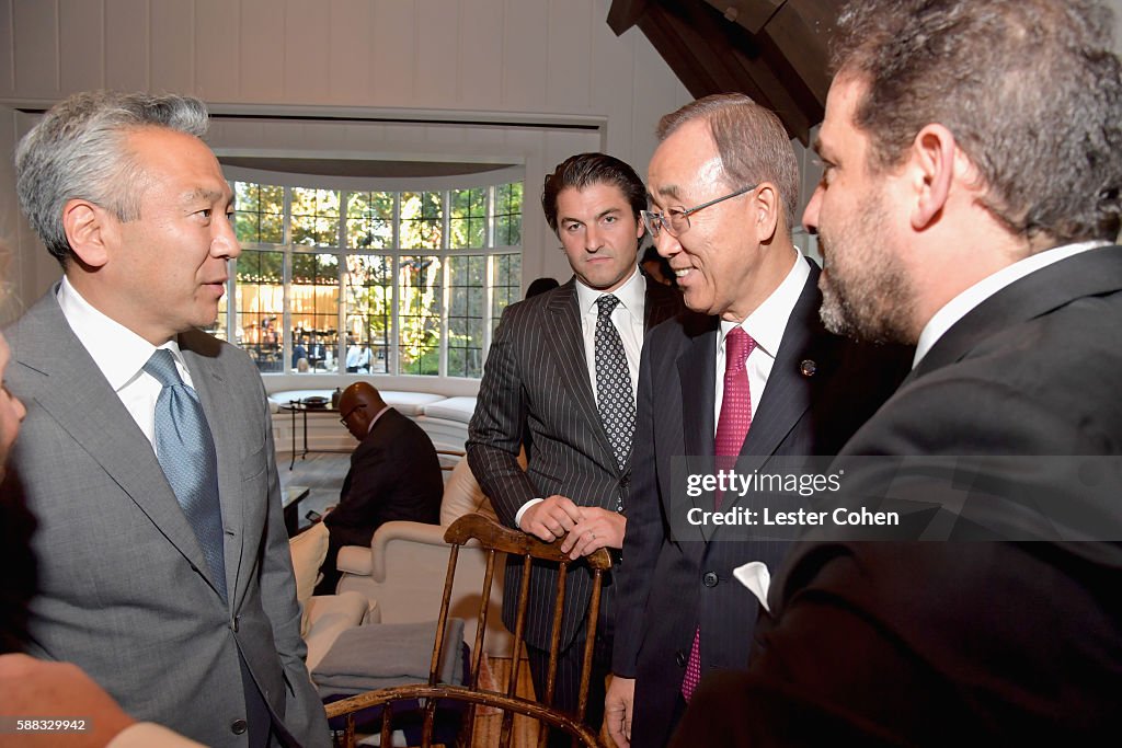 RatPac Entertainment Hosts Special Event For UN Secretary-General Ban Ki-moon - Inside