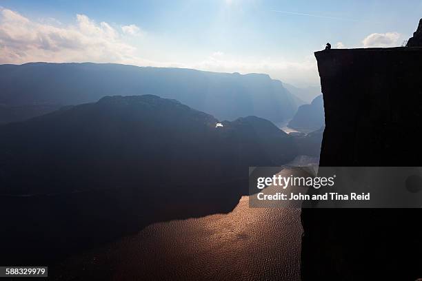 iconic view - preikestolen bildbanksfoton och bilder