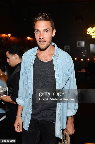 Josh Hoisington attends Glamour and AG Denim & Music Dinner in support of MusiCares hosted by Jessica Kantor, Johnathan Crocker, Erica Krusen, and...