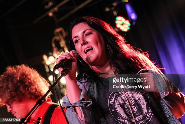 Kree Harrison performs during the Young Entertainment Professionals Quarterly YEP Rewind Benefit Show at The Basement East on August 10, 2016 in...