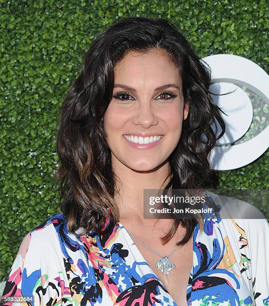 Actress Daniela Ruah arrives at CBS, CW, Showtime Summer TCA Party at Pacific Design Center on August 10, 2016 in West Hollywood, California.