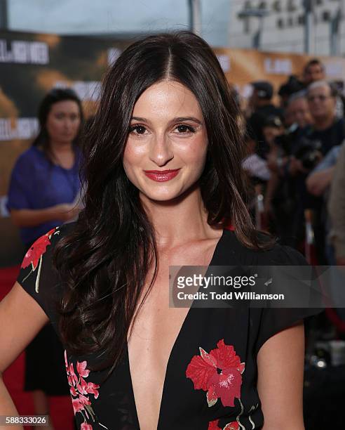 Melanie Papalia attends a Screening Of CBS Films' "Hell Or High Water" at the ArcLight Hollywood on August 10, 2016 in Hollywood, California.