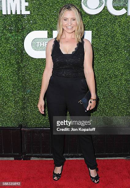 Actress Beverley Mitchell arrives at CBS, CW, Showtime Summer TCA Party at Pacific Design Center on August 10, 2016 in West Hollywood, California.