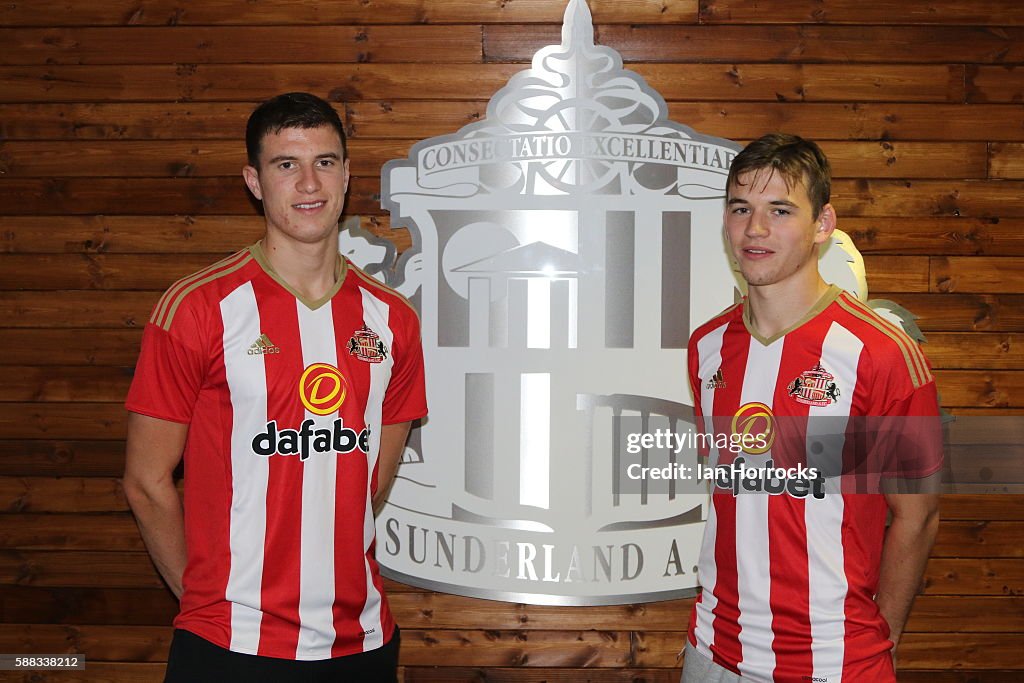 Sunderland Unveil New Signings Paddy McNair and Donald Love