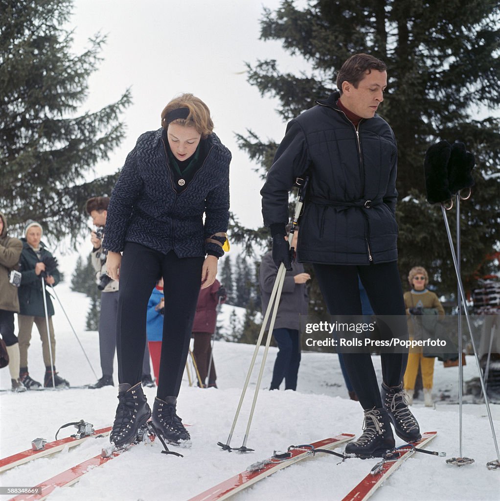 Princess Beatrix And Claus Amsberg At Gstaad