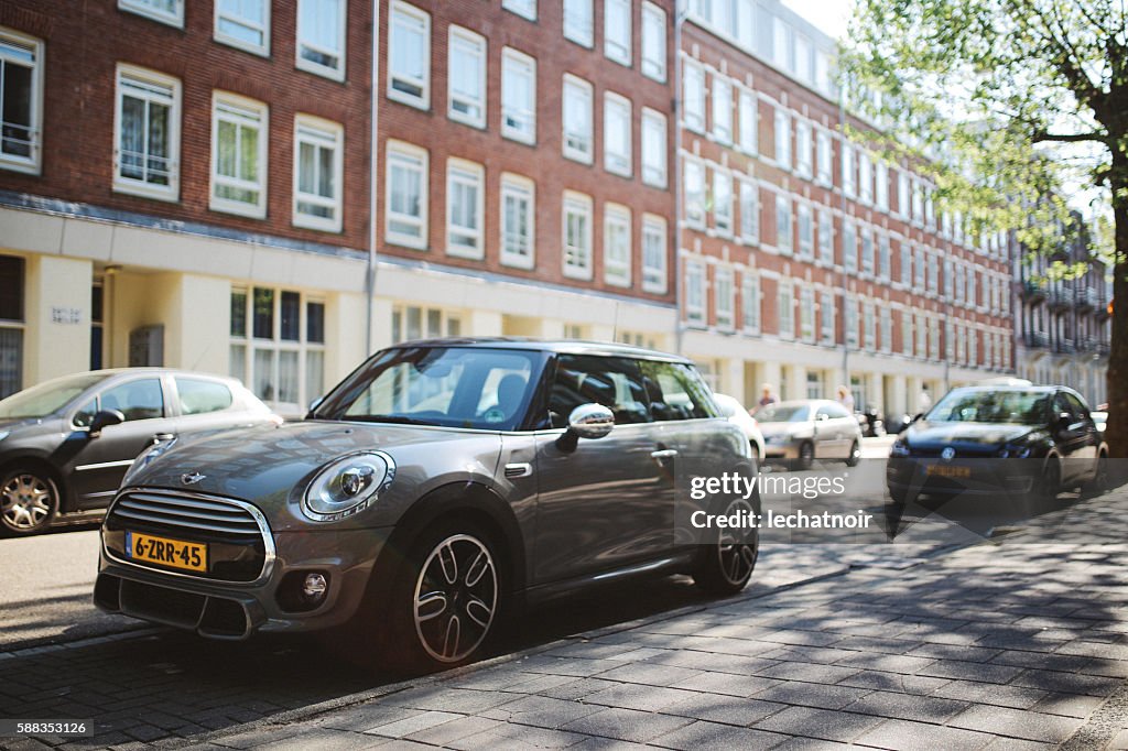 Mini Cooper in Amsterdam