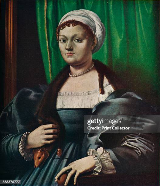 Portrait of a lady', 16th century. From The Studio Volume 99. .