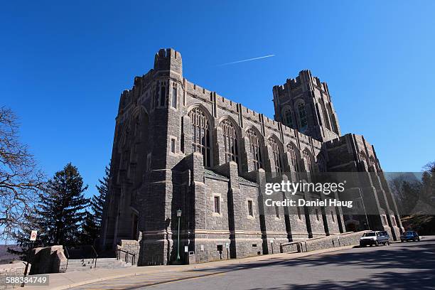 west point cadet chapel - west point military academy stock pictures, royalty-free photos & images