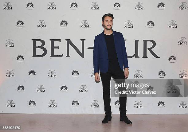 Jack Huston attends "Ben-Hur" photocall and press conference at Four Seasons hotel on August 9, 2016 in Mexico City, Mexico.